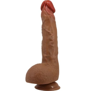 BAILE - BEAUTIFUL WILKS 5 CONFIGURAÃÃES VIBRADOR REALISTA 25 CM MULATO